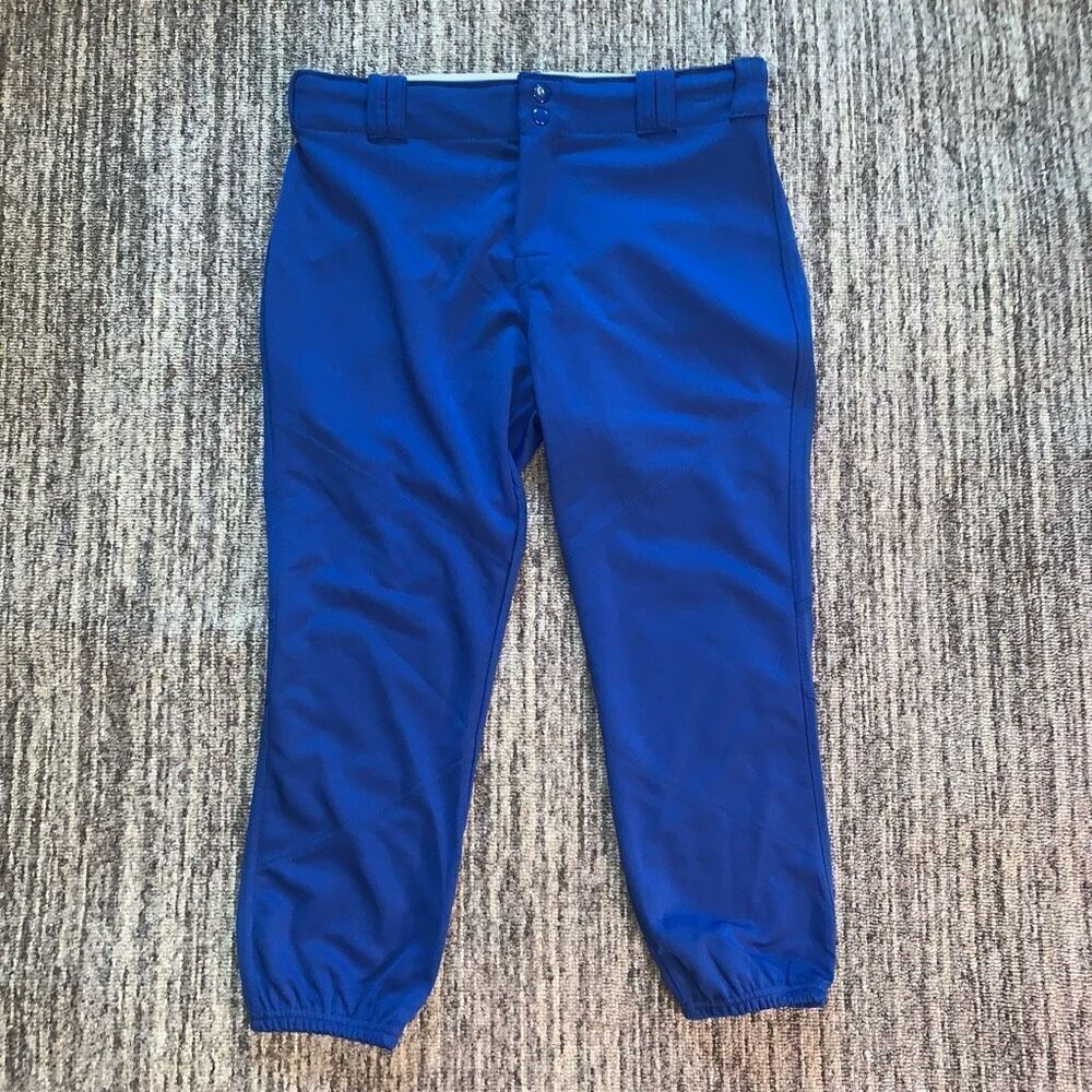 Alleson Athletic Women’s Size Large Baseball Softball Pants Blue Stretch
